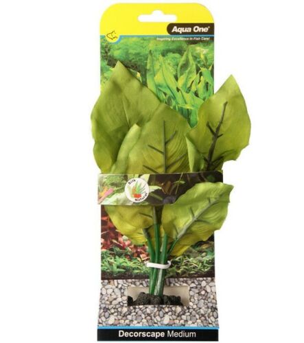 Aqua One Silk Plant Sword Radican Medium 20cm (24113) - IWAquariums