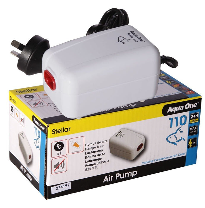 Aqua One Stellar 110 Advance Air Pump (94133) - IWAquariums