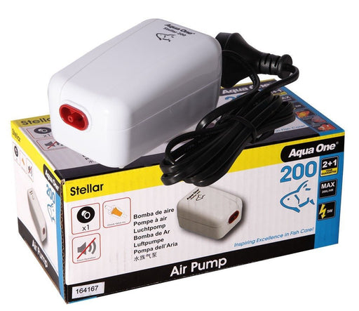 Aqua One Stellar 200 Advance Air Pump (94134) - IWAquariums