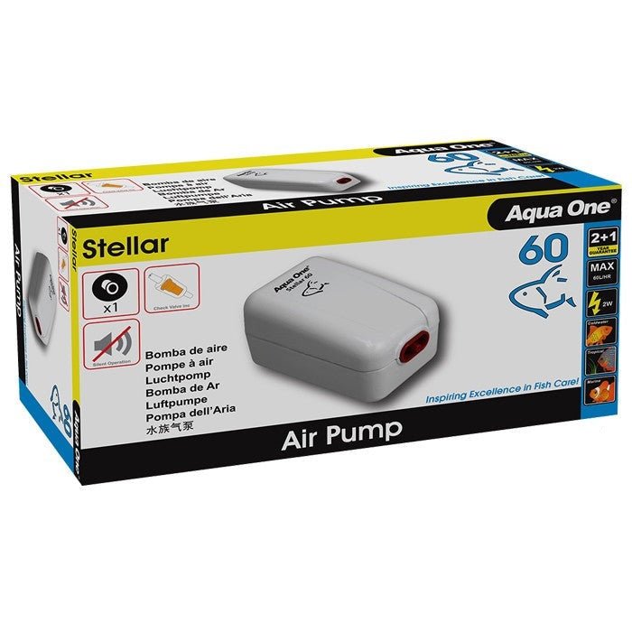 Aqua One Stellar 60 Advance Air Pump (94132) - IWAquariums