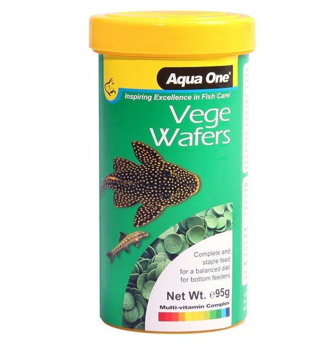 Aqua One Vege Wafer 95g (26051) - IWAquariums