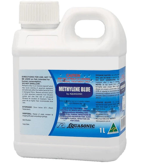 Aquasonic Methylene Blue 1L - IWAquariums