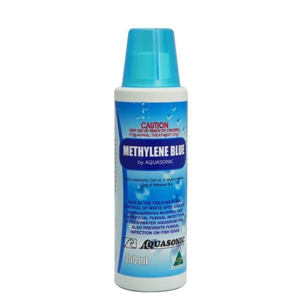 Aquasonic Methylene Blue 250ml - IWAquariums