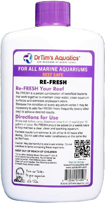 Dr Tim's Refresh Marine 120ml (4oz) Saltwater Reef - IWAquariums