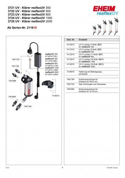 Eheim Reeflex UV 1500 18W - IWAquariums