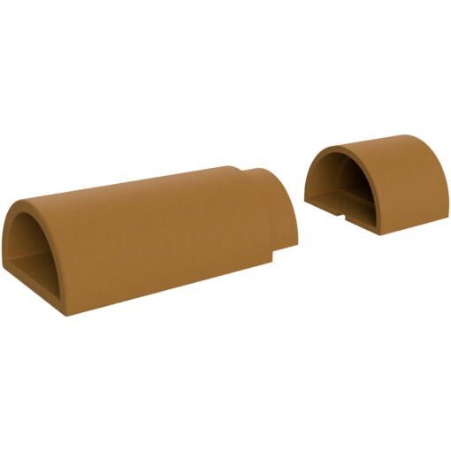 EzyAqua EzyCave Mixed 4 Cave Bundles - Light Brown - IWAquariums