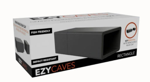 EzyAqua EzyCave - Rectangle - Grey - IWAquariums