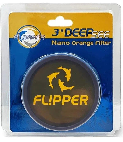 Flipper Deepsee Orange Viewing Lens Nano 3" - IWAquariums