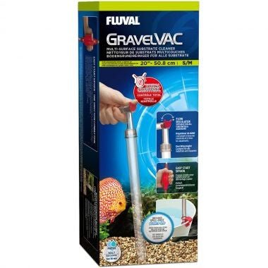 Fluval Gravel Vac Substrate Cleaner Small/Medium (20") - IWAquariums