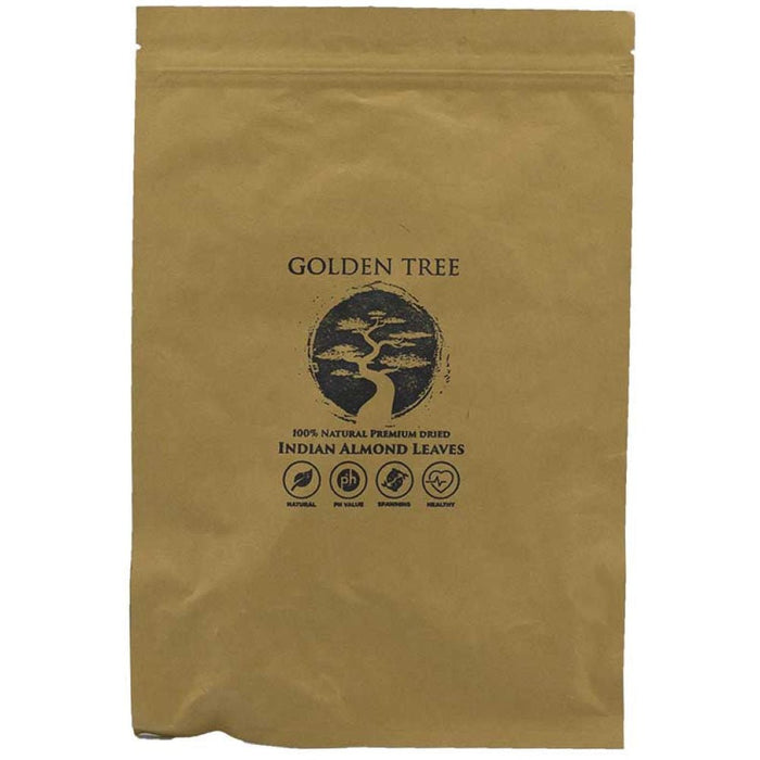 Golden Tree Indian Almond Leaves 50g - IWAquariums