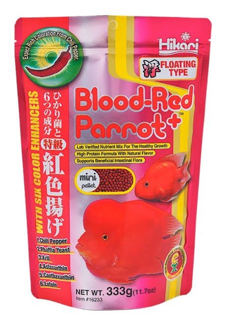 Hikari Blood Red Parrot Floating Medium 333g - IWAquariums