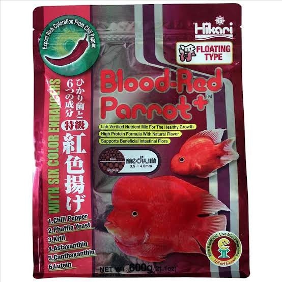 Hikari Blood Red Parrot Floating Medium 600g - IWAquariums