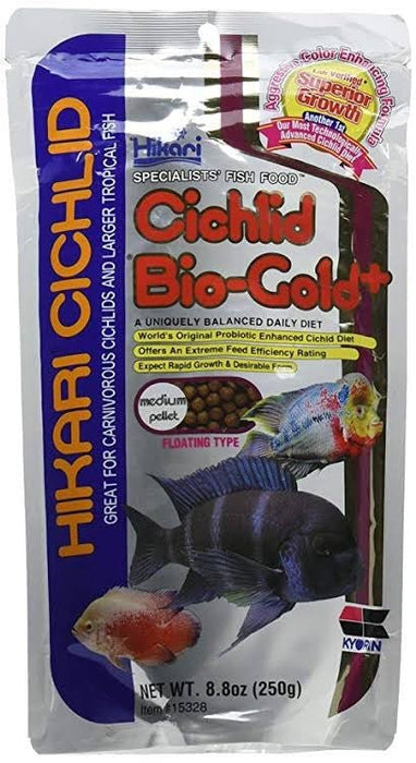 Hikari Cichlid Bio Gold Medium 250g - IWAquariums