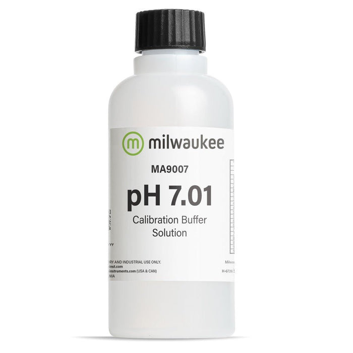 Milwaukee Instruments MA9007 pH 7.01 Calibration Solution 230ml - IWAquariums