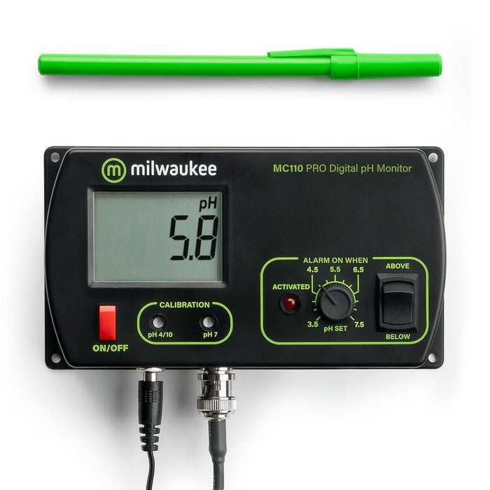 Milwaukee Instruments MC110 PRO pH Monitor Mid Range - IWAquariums