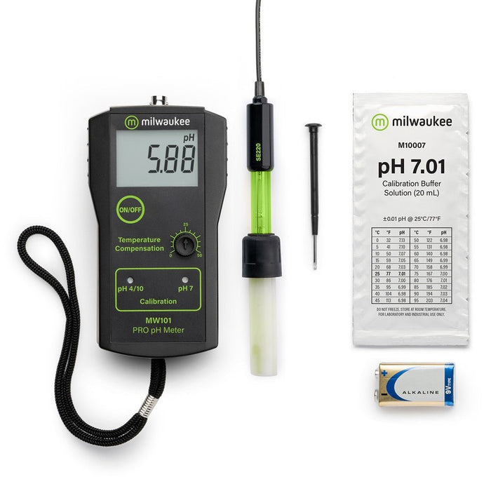 Milwaukee Instruments MW101 Pro PH Meter - IWAquariums