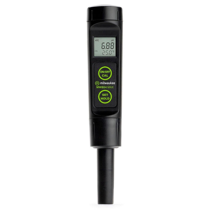 Milwaukee Instruments MW804 MAX Waterproof 4-in-1 pH / EC / TDS/Temp Tester with Replaceable Probe - IWAquariums