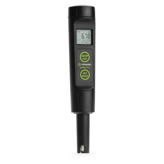 Milwaukee Instruments PH56 Pro Waterproof 2-in-1 PH/Temp Tester With Replaceable Probe - IWAquariums