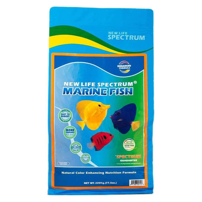 New Life Spectrum Marine Fish 2.2kg Sinking Pellets1-1.5mm - IWAquariums