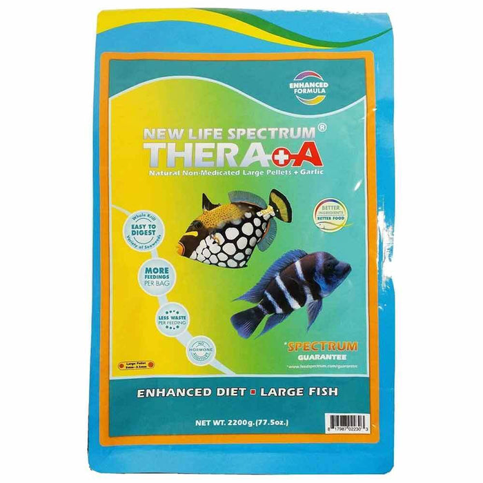 New Life Spectrum Thera A+ Large 2.2kg Bag 3-3.5mm Sinking Pellets - IWAquariums