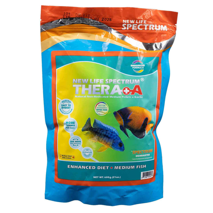 New Life Spectrum Thera A+ Medium 600g Sinking Pellets 2-2.5mm - IWAquariums