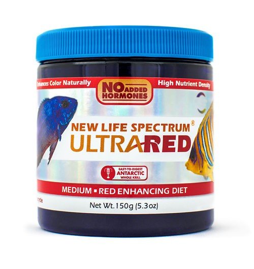 New Life Spectrum Ultra Red Medium 150g Sinking Pellets 2mm - IWAquariums