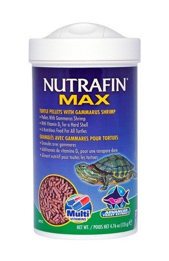 Nutrafin Max Turtle Gammarus Pellet 135g - IWAquariums