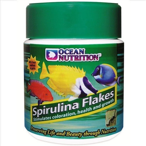 Ocean Nutrition Spirulina Flakes 154g - IWAquariums