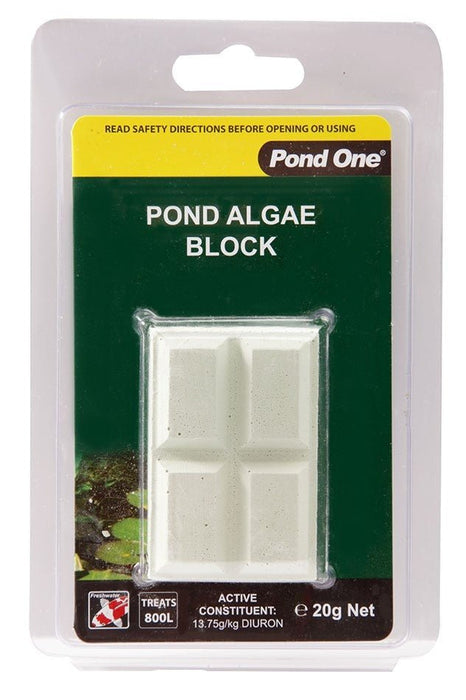 Pond One Block Pond Algae 20g - IWAquariums