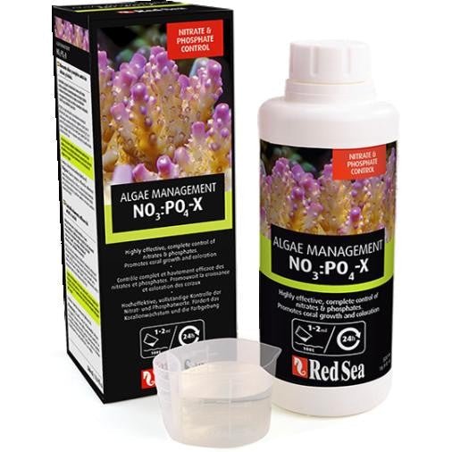 Red Sea Algae Management NO3:PO4-X (NOPOX) Nitrate and Phosphate Remover 100ml - IWAquariums