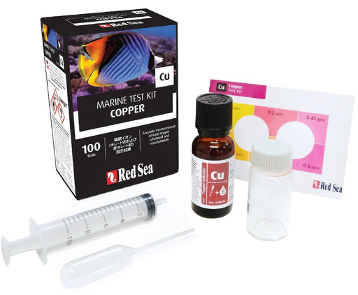 Red Sea Marine Test Kit Copper 100 Tests - IWAquariums