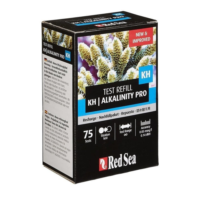 Red Sea Test Refill KH Alkalinity Pro 75 Test - IWAquariums