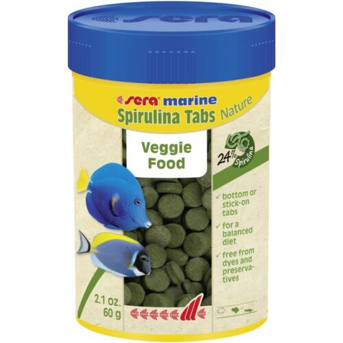 Sera Marine Spirulina Tabs Nature 60g - IWAquariums