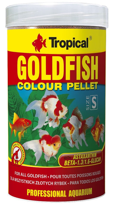 Tropical Goldfish Colour Pellet 360g - IWAquariums