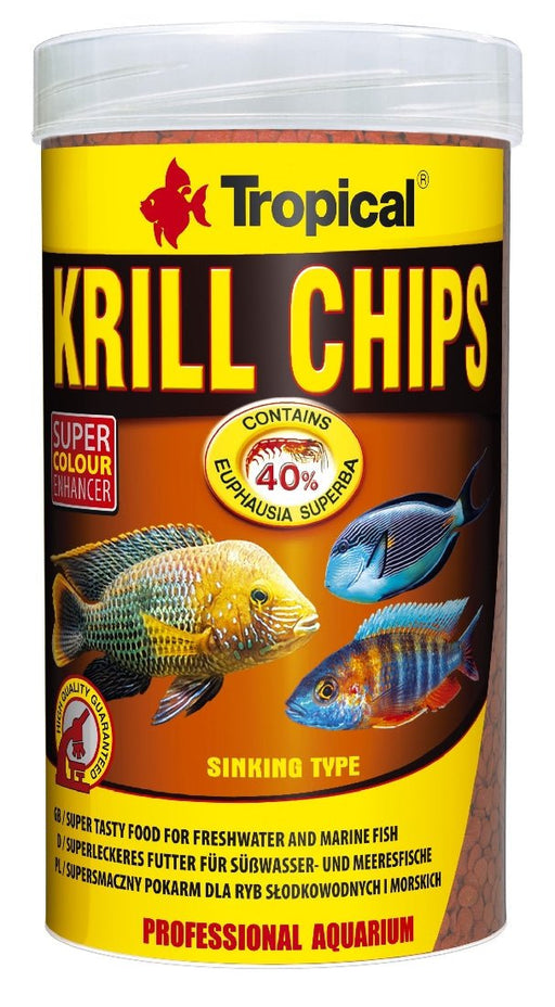 Tropical Krill Chips 125g - IWAquariums