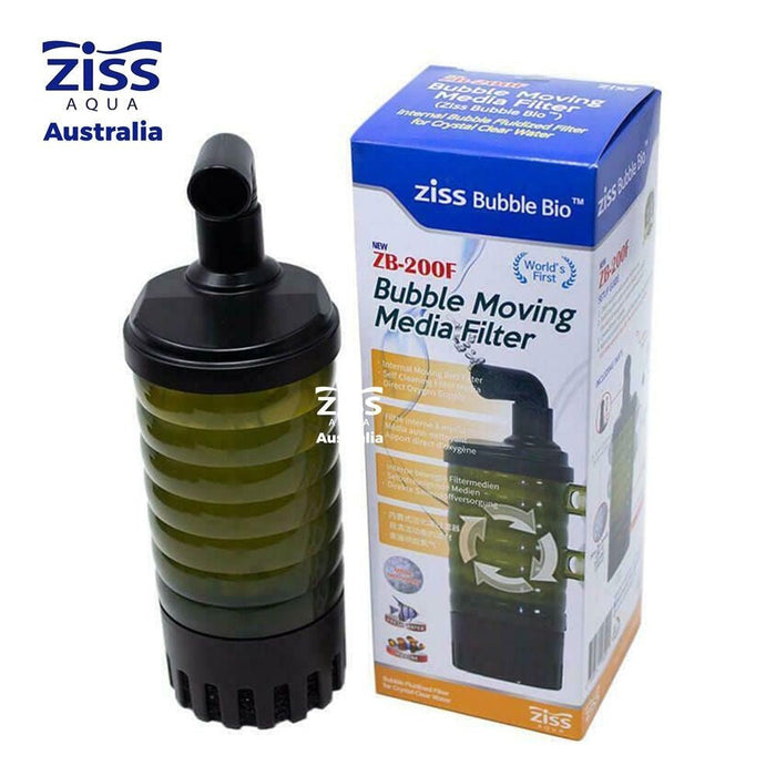 Ziss Aqua Aquarium Fish Bubble Bio Media Filter ZB-200F - IWAquariums