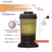 Ziss Aqua Aquarium Fish Bubble Bio Media Filter ZBS-150 - IWAquariums
