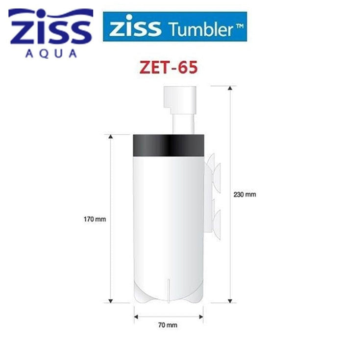 Ziss Aqua Fish & Shrimp Tumbler Medium ZET-65 - IWAquariums